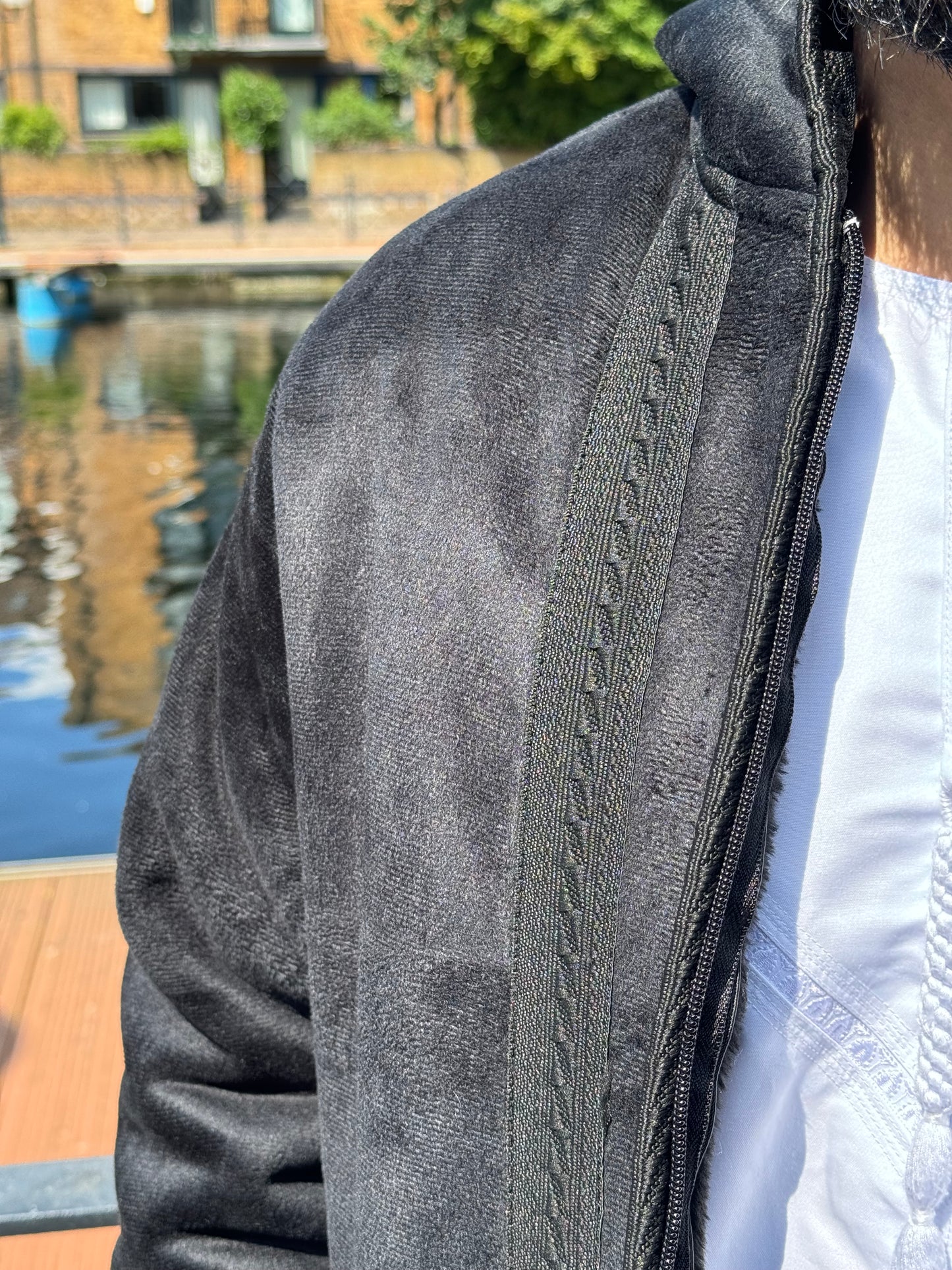 Royal Black Arabian Fur Coat