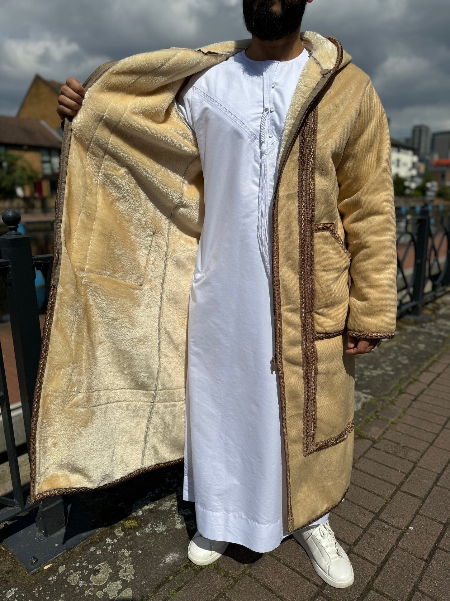 Beige Arabian Fur Coat