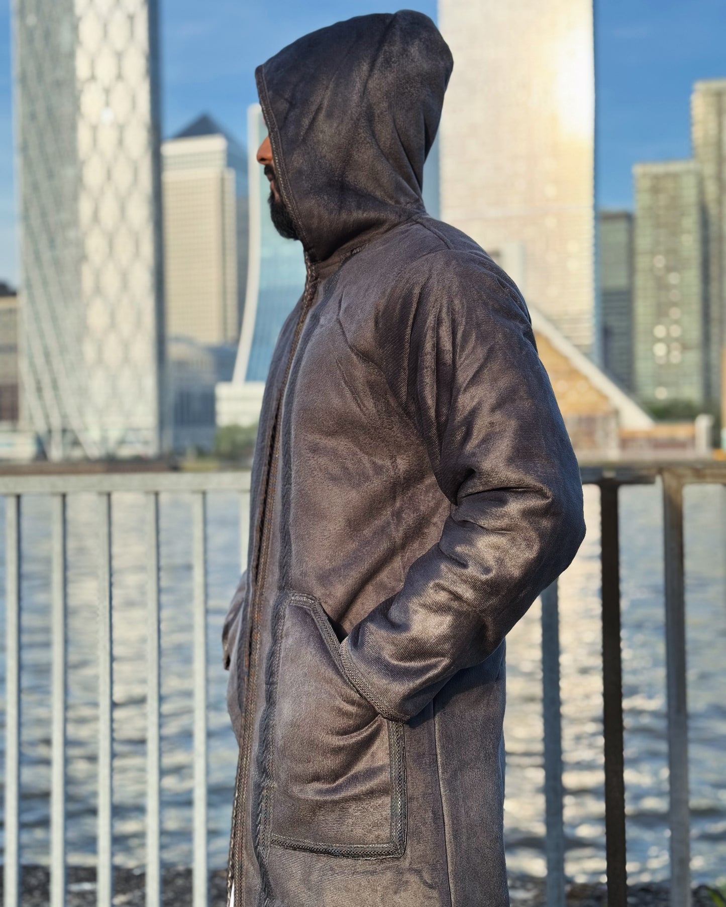 Grey Arabian Fur coat