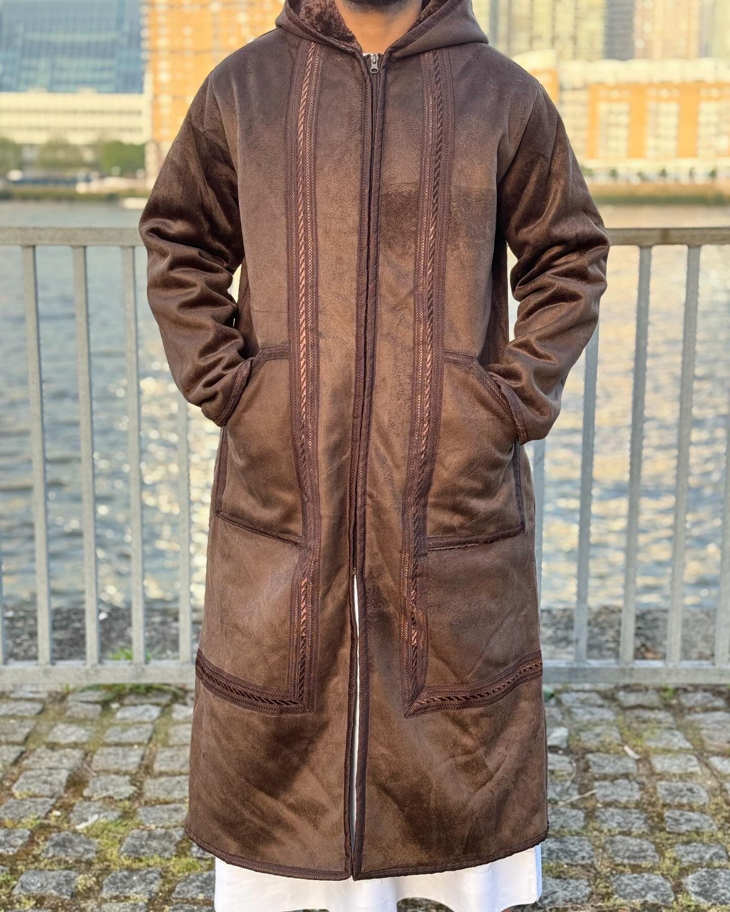 Dark brown Arabian Fur coat