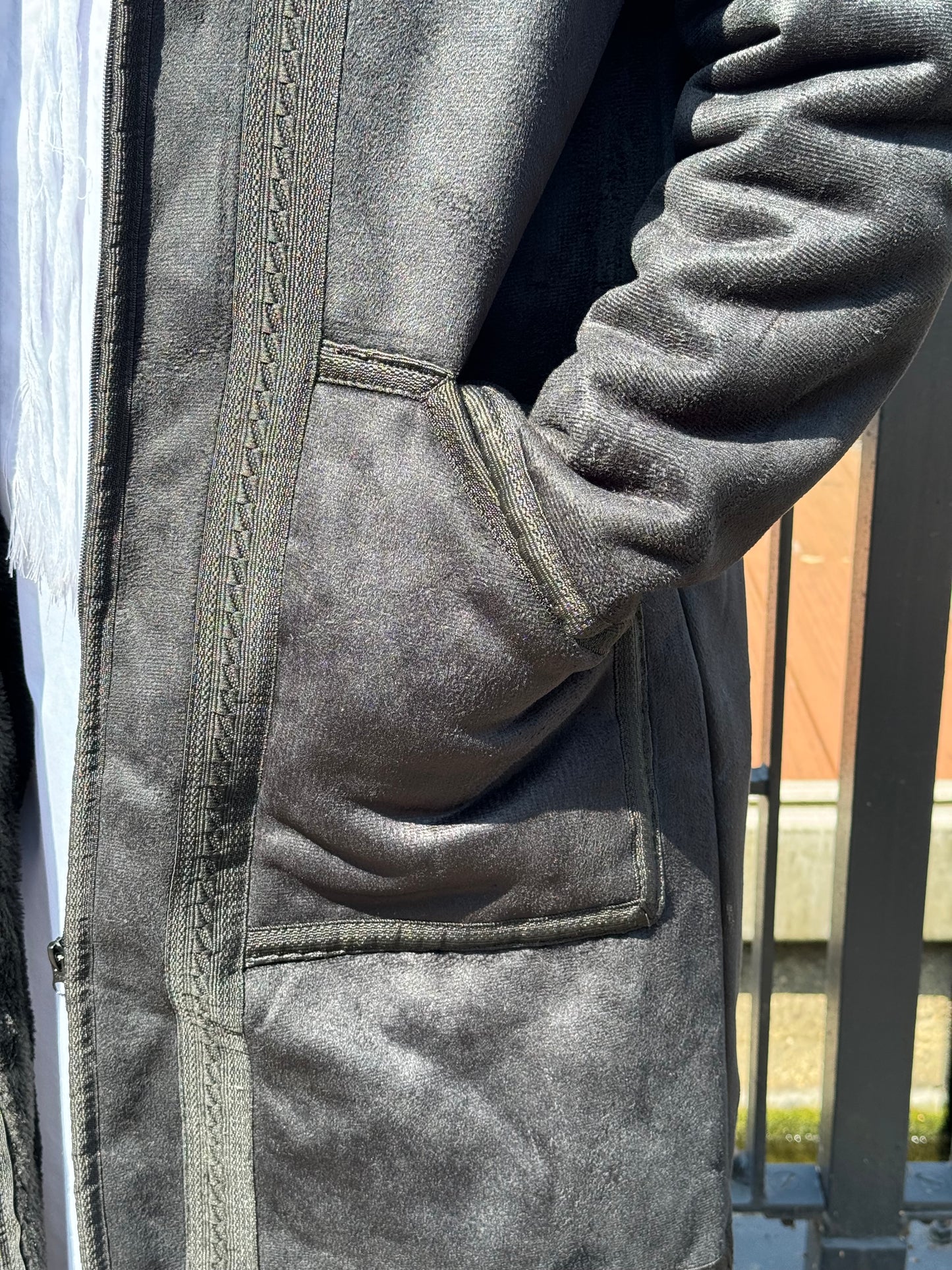 Royal Black Arabian Fur Coat