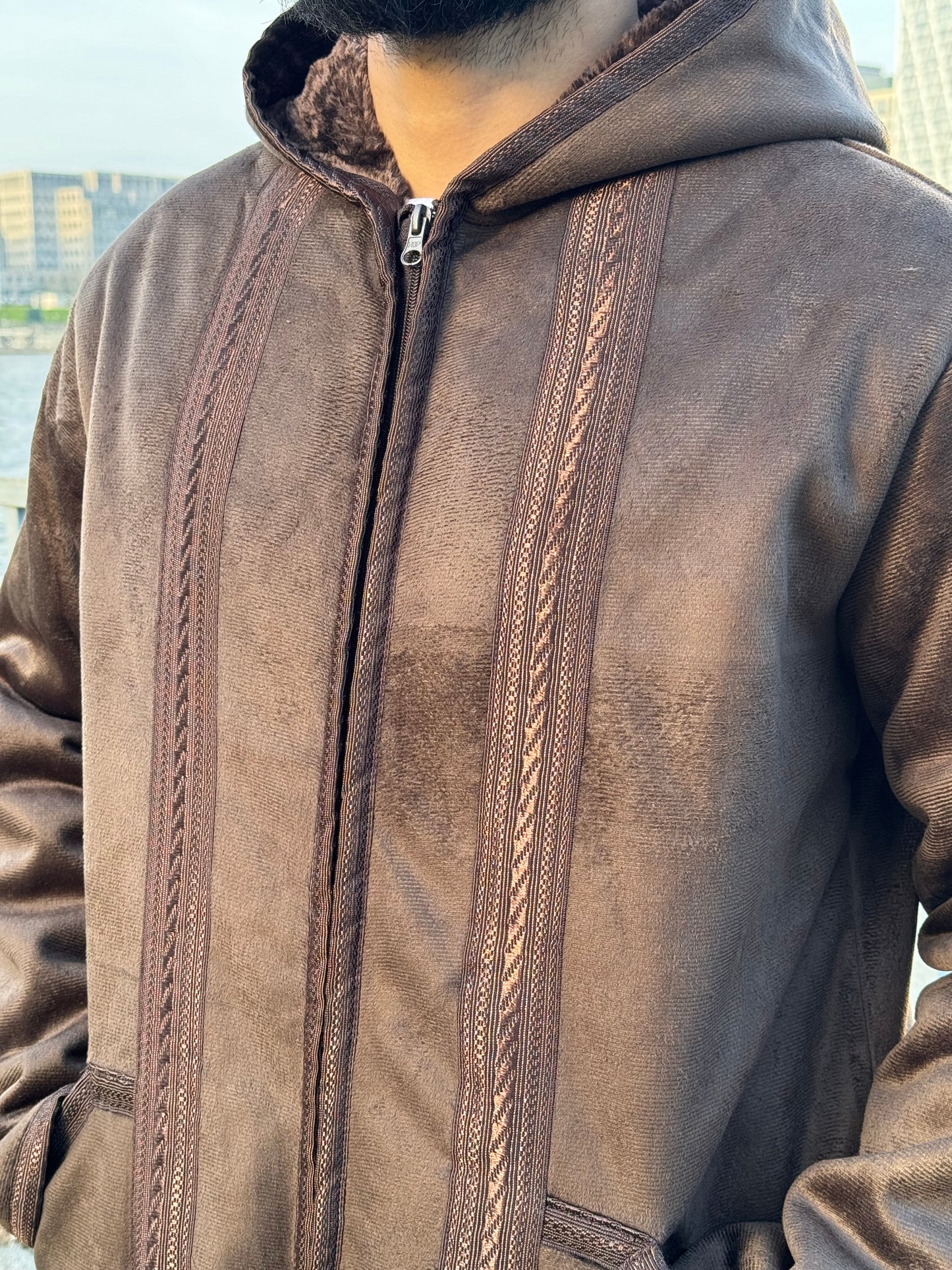 Dark brown Arabian Fur coat