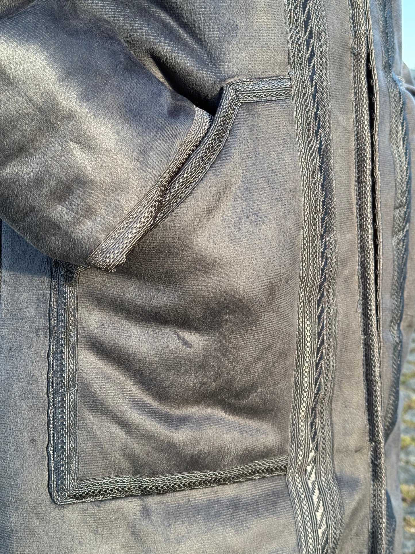 Grey Arabian Fur coat